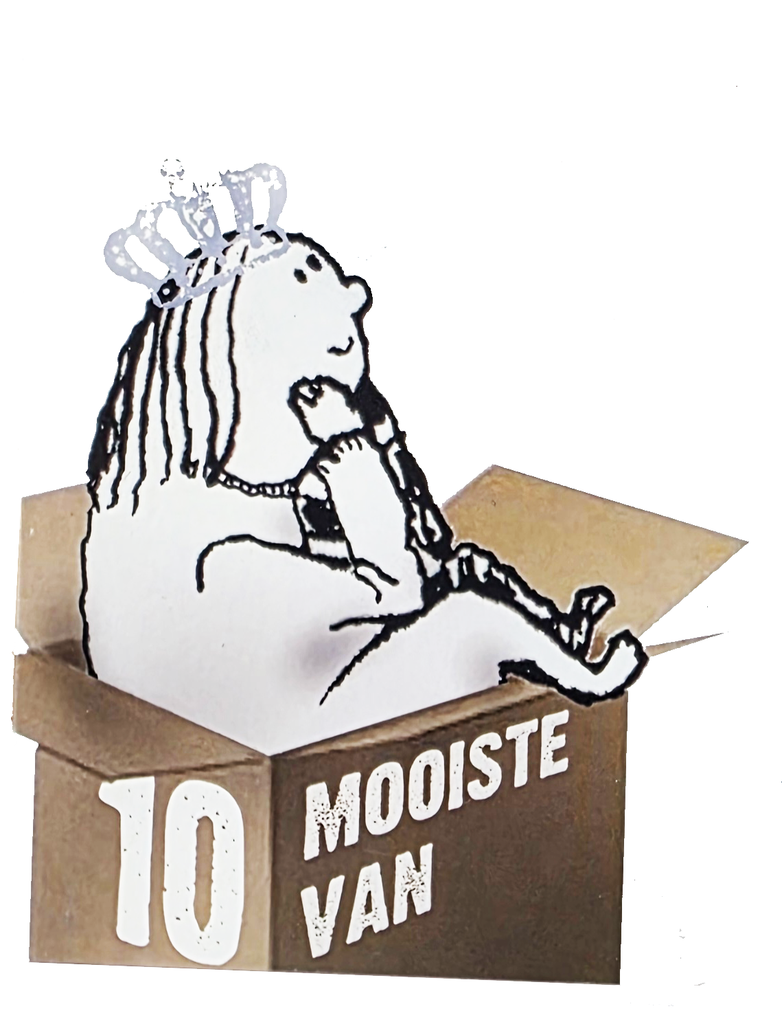 Een pakje met de post