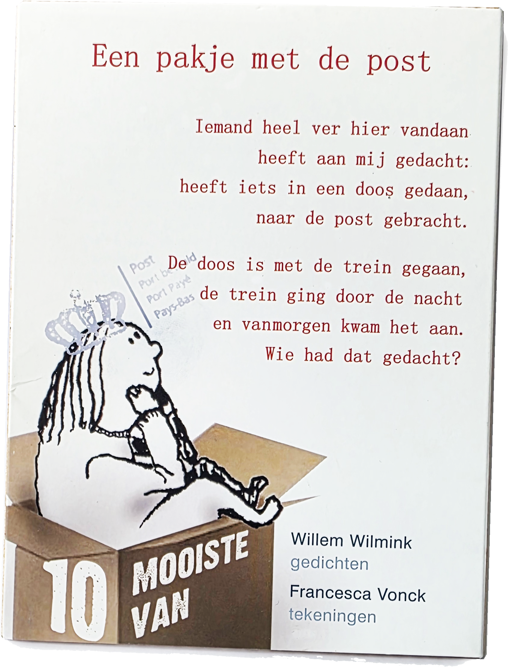 Een pakje met de post